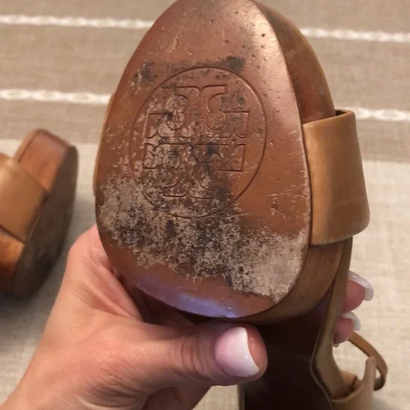 Tory Burch Amina Leather Platform heels - Picture 5 of 12